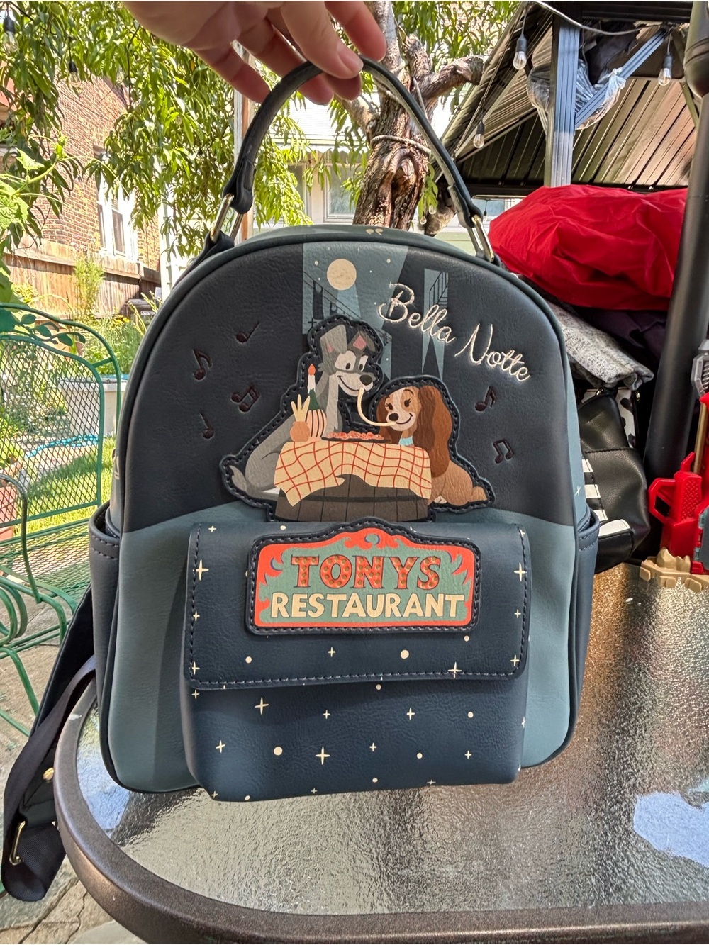 Our Universe Disney Lady and the Tramp Bella Notte Mini Backpack